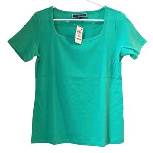 NWT KAREN SCOTT Green Top Women’s Size XS